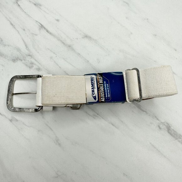 Champro White Stretch Baseball Softball Belt Adult One Size OS - Picture 6 of 11